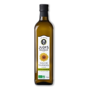 OLEJ SŁONECZNIKOWY TŁOCZONY NA ZIMNO BIO 750 ml – JULES BROCHENIN OLEJ SŁONECZNIKOWY TŁOCZONY NA ZIMNO BIO 750 ml – JULES BROCHENIN