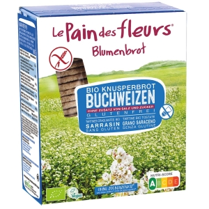 PIECZYWO CHRUPKIE PROTEINOWE GRYCZANE BEZ DODATKU SOLI I CUKRU BEZGLUTENOWE BIO 150 g – LE PAIN DES FLEURS