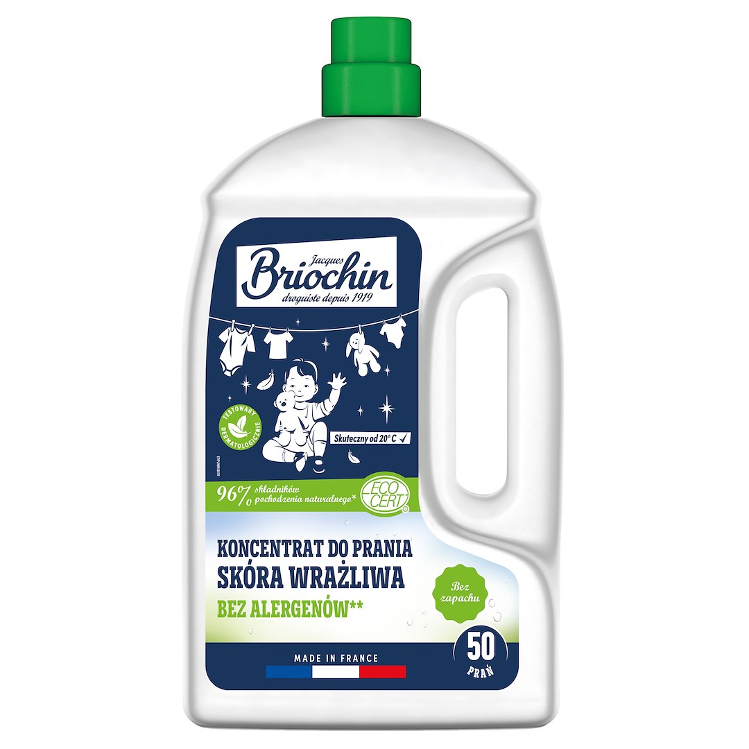 PŁYN DO PRANIA BEZZAPACHOWY DLA SKÓRY WRAŻLIWEJ (KONCENTRAT) ECO 2,27 L (50 PRAŃ) – BRIOCHIN PŁYN DO PRANIA BEZZAPACHOWY DLA SKÓRY WRAŻLIWEJ (KONCENTRAT) ECO 2,27 L (50 PRAŃ) – BRIOCHIN