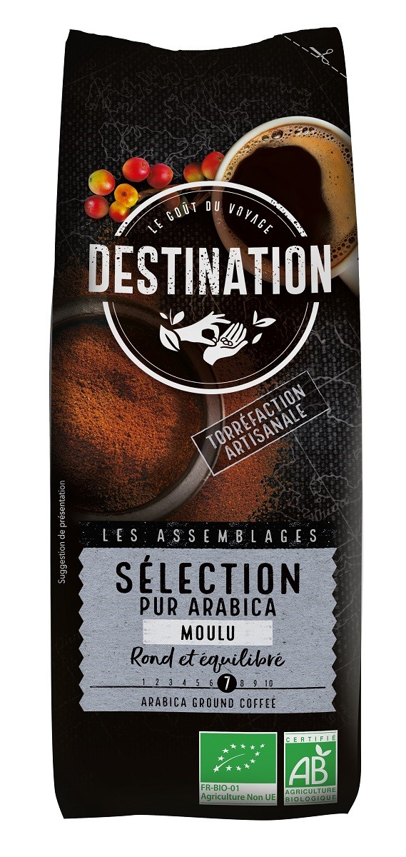 KAWA MIELONA ARABICA 100 % SELECTION BIO 250 g – DESTINATION KAWA MIELONA ARABICA 100 % SELECTION BIO 250 g – DESTINATION