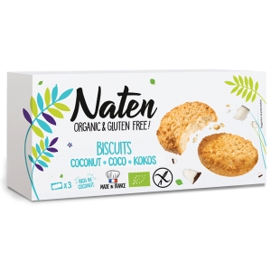CIASTKA KOKOSOWE BEZGLUTENOWE BIO 150 g – NATEN