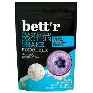 SHAKE PROTEINOWY BEZ DODATKU CUKRÓW BIO 500 g – BETT’R SHAKE PROTEINOWY BEZ DODATKU CUKRÓW BIO 500 g – BETT’R