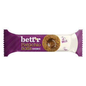 KULKI DAKTYLOWE Z NADZIENIEM PISTACJOWYM BEZGLUTENOWE BIO (3 x 15 g) 45 g – BETT’R KULKI DAKTYLOWE Z NADZIENIEM PISTACJOWYM BEZGLUTENOWE BIO (3 x 15 g) 45 g – BETT’R