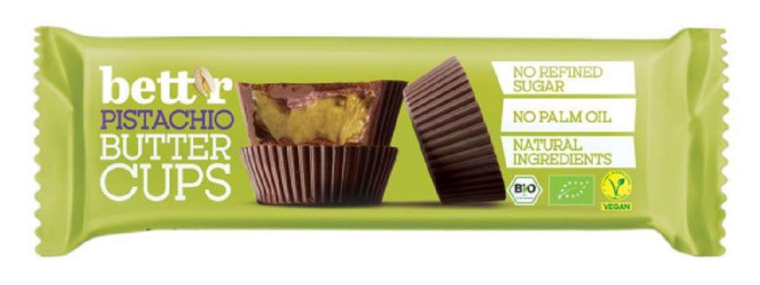 PRALINY Z KREMEM PISTACJOWYM BIO (3 x 13 g) 39 g – BETT’R PRALINY Z KREMEM PISTACJOWYM BIO (3 x 13 g) 39 g – BETT’R