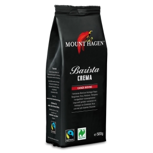 KAWA ZIARNISTA ARABICA 100 % BARISTA CREMA FAIR TRADE BIO 500 g – MOUNT HAGEN