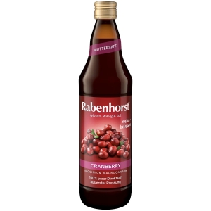 SOK Z ŻURAWINY NFC 750 ml – RABENHORST SOK Z ŻURAWINY NFC 750 ml – RABENHORST