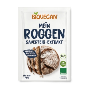 ZAKWAS CHLEBOWY ŻYTNI W PROSZKU BIO 30 g – BIOVEGAN