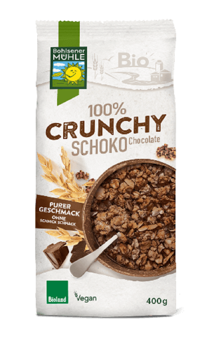 CRUNCHY CZEKOLADOWE BIO 400 g – BOHLSENER MUHLE CRUNCHY CZEKOLADOWE BIO 400 g – BOHLSENER MUHLE