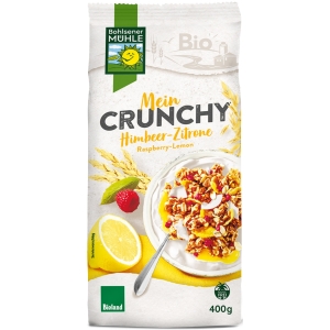 CRUNCHY JOGURTOWO – CYTRYNOWE Z MALINAMI BIO 400 g – BOHLSENER MUHLE CRUNCHY JOGURTOWO – CYTRYNOWE Z MALINAMI BIO 400 g – BOHLSENER MUHLE