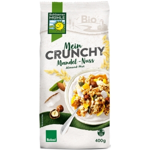 CRUNCHY ORZECHOWE Z PRAŻONYMI CHIPSAMI KOKOSOWYMI BIO 400 g – BOHLSENER MUHLE CRUNCHY ORZECHOWE Z PRAŻONYMI CHIPSAMI KOKOSOWYMI BIO 400 g – BOHLSENER MUHLE