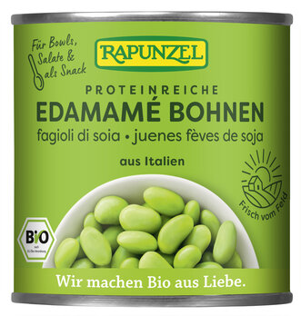 SOJA EDAMAME W ZALEWIE BIO 200 g (130 g) – RAPUNZEL SOJA EDAMAME W ZALEWIE BIO 200 g (130 g) – RAPUNZEL