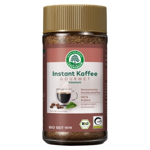 KAWA ROZPUSZCZALNA LIOFILIZOWANA ARABICA GOURMET 100 % BIO 100 g – LEBENSBAUM