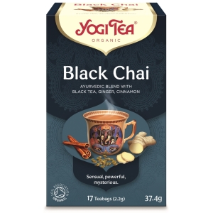 HERBATA CZARNA Z IMBIREM I CYNAMONEM (BLACK CHAI) BIO (17 x 2,2 g) 37,4 g – YOGI TEA