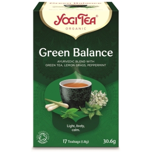 HERBATA ZIELONA RÓWNOWAGA (GREEN BALANCE) BIO (17 x 1,8 g) 30,6 g – YOGI TEA