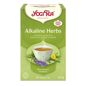 HERBATKA ZIOŁA ALKALICZNE (ALKALINE HERBS) BIO (17 x 2,1 g) 35,7 g – YOGI TEA