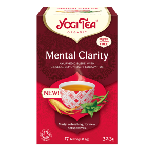 HERBATKA AJURWEDYJSKA JASNOŚĆ UMYSŁU (MENTAL CLARITY) BIO (17 x 1,9 g) 32,3 g – YOGI TEA