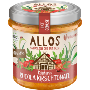 PASTA WARZYWNA Z POMIDORAMI CHERRY I RUKOLĄ BEZGLUTENOWA BIO 135 g – ALLOS PASTA WARZYWNA Z POMIDORAMI CHERRY I RUKOLĄ BEZGLUTENOWA BIO 135 g – ALLOS
