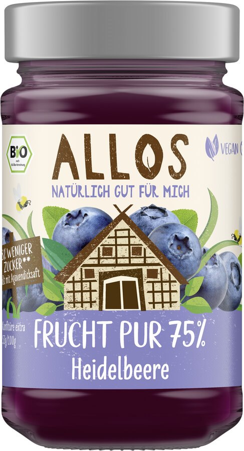 MUS JAGODOWY (75 % OWOCÓW) BEZGLUTENOWY BIO 250 g – ALLOS MUS JAGODOWY (75 % OWOCÓW) BEZGLUTENOWY BIO 250 g – ALLOS