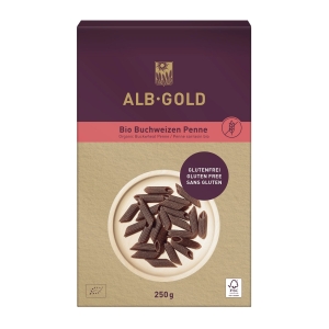 MAKARON (GRYCZANY) PENNE BEZGLUTENOWY BIO 250 g – ALB-GOLD