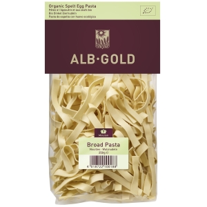 MAKARON (ORKISZOWY JAJECZNY) WSTĄŻKI BIO 250 g – ALB-GOLD