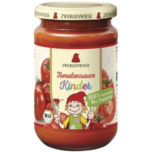 SOS POMIDOROWY DLA DZIECI BEZGLUTENOWY BIO 340 ml – ZWERGENWIESE