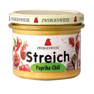 PASTA SŁONECZNIKOWA Z PAPRYKĄ BEZGLUTENOWA BIO 180 g – ZWERGENWIESE