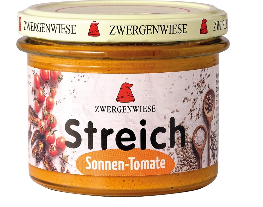PASTA SŁONECZNIKOWA Z SUSZONYMI POMIDORAMI BEZGLUTENOWA BIO 180 g – ZWERGENWIESE PASTA SŁONECZNIKOWA Z SUSZONYMI POMIDORAMI BEZGLUTENOWA BIO 180 g – ZWERGENWIESE