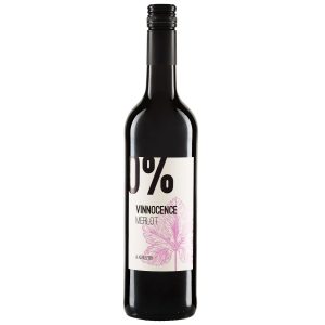 WINO BEZALKOHOLOWE MERLOT CZERWONE SŁODKIE BIO 0,75 L – VINNOCENCE (RIEGEL)