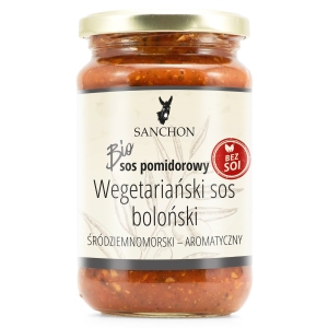 SOS WEGAŃSKI BOLOGNESE BEZGLUTENOWY BIO 330 ml – SANCHON