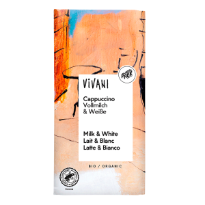 CZEKOLADA O SMAKU CAPPUCCINO BIO 100 g – VIVANI