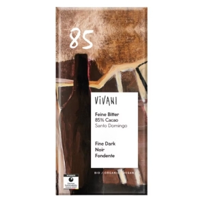 CZEKOLADA GORZKA 85 % BIO 80 g – VIVANI CZEKOLADA GORZKA 85 % BIO 80 g – VIVANI