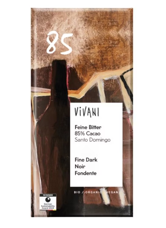 CZEKOLADA GORZKA 85 % BIO 80 g – VIVANI CZEKOLADA GORZKA 85 % BIO 80 g – VIVANI