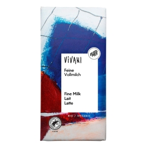CZEKOLADA MLECZNA BIO 80 g – VIVANI