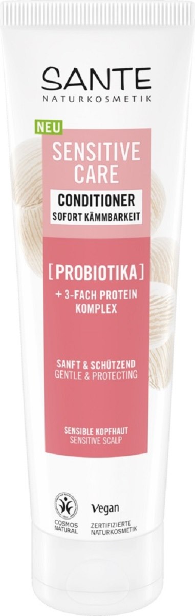 ODŻYWKA DELIKATNA DO WRAŻLIWEJ SKÓRY GŁOWY PROBIOTYK I POTRÓJNY KOMPLEKS PROTEINOWY ECO 150 ml – SANTE ODŻYWKA DELIKATNA DO WRAŻLIWEJ SKÓRY GŁOWY PROBIOTYK I POTRÓJNY KOMPLEKS PROTEINOWY ECO 150 ml – SANTE