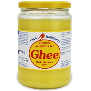 MASŁO KLAROWANE GHEE BIO 480 g (527 ml) – FINCK AYURVEDA