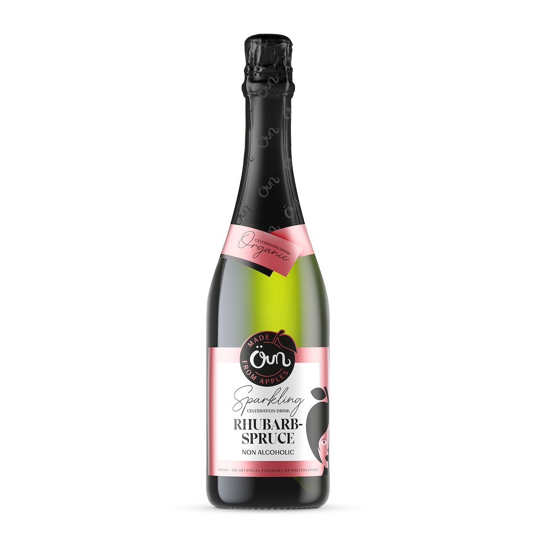 NAPÓJ BEZALKOHOLOWY RABARBAROWO – ŚWIERKOWY MUSUJĄCY BIO 750 ml – OUN NAPÓJ BEZALKOHOLOWY RABARBAROWO – ŚWIERKOWY MUSUJĄCY BIO 750 ml – OUN