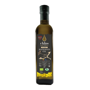 OLEJ RZEPAKOWY DO GOTOWANIA I SMAŻENIA TŁOCZONY NA ZIMNO OMEGA-3 BIO 500 ml – EKKO OLEJ RZEPAKOWY DO GOTOWANIA I SMAŻENIA TŁOCZONY NA ZIMNO OMEGA-3 BIO 500 ml – EKKO