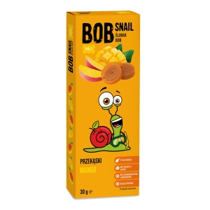 PRZEKĄSKA ROLL MANGO BEZ DODATKU CUKRÓW BEZGLUTENOWA 30 g – BOB SNAIL