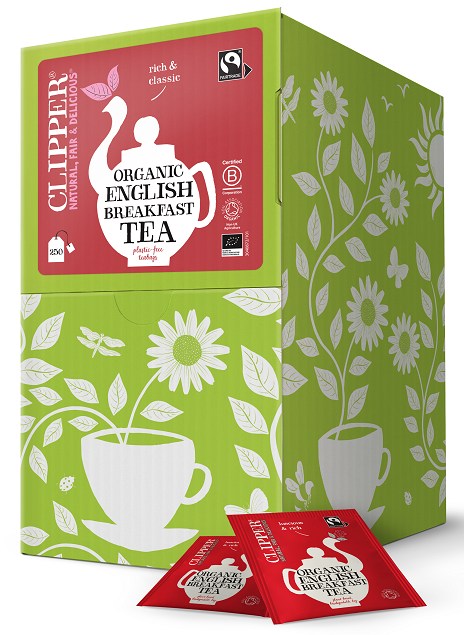 HERBATA CZARNA ENGLISH BREAKFAST FAIR TRADE BIO (250 x 2,2 g) 550 g – CLIPPER HERBATA CZARNA ENGLISH BREAKFAST FAIR TRADE BIO (250 x 2,2 g) 550 g – CLIPPER