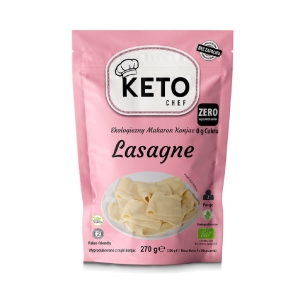 MAKARON (KONJAC) LASAGNE BEZGLUTENOWY BIO 270 g (200 g) – KETO CHEF