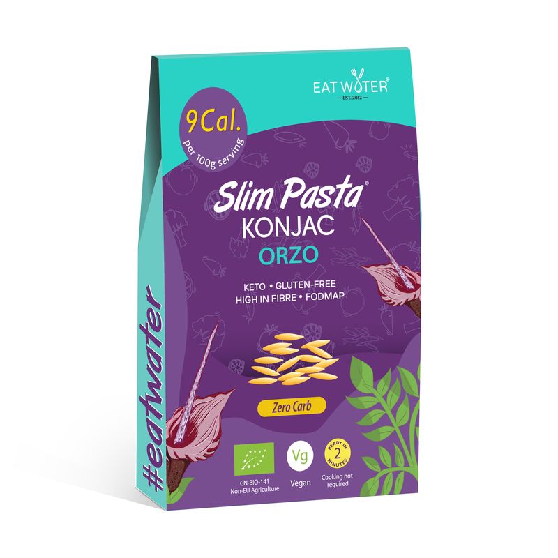 MAKARON (KONJAC) W KSZTAŁCIE ORZO BEZGLUTENOWY BIO 270 g (200 g) – SLIM (EAT WATER) MAKARON (KONJAC) W KSZTAŁCIE ORZO BEZGLUTENOWY BIO 270 g (200 g) – SLIM (EAT WATER)