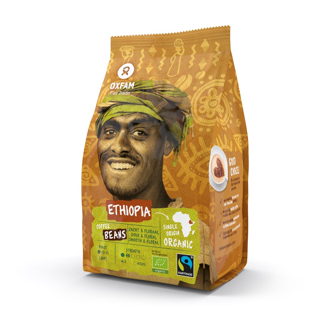 KAWA ZIARNISTA ARABICA 100 % ETIOPIA FAIR TRADE BIO 250 g – OXFAM KAWA ZIARNISTA ARABICA 100 % ETIOPIA FAIR TRADE BIO 250 g – OXFAM