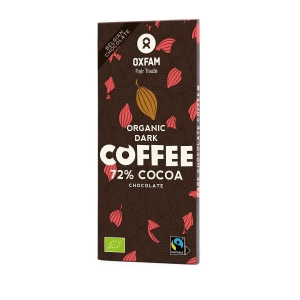 CZEKOLADA GORZKA Z ZIARNAMI KAWY FAIR TRADE BIO 100 g – OXFAM CZEKOLADA GORZKA Z ZIARNAMI KAWY FAIR TRADE BIO 100 g – OXFAM