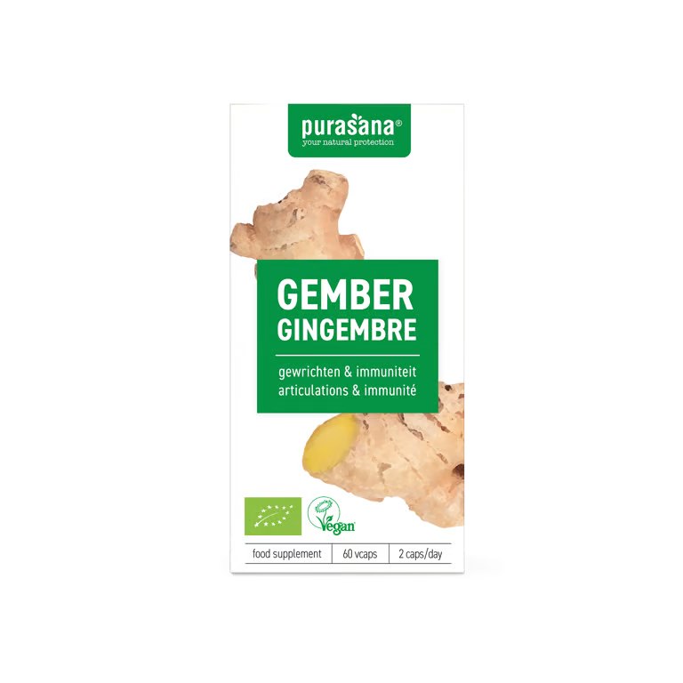 IMBIR BIO (250 mg) 60 KAPSUŁEK – PURASANA IMBIR BIO (250 mg) 60 KAPSUŁEK – PURASANA