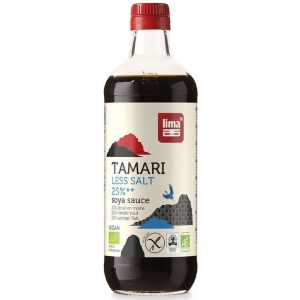 SOS SOJOWY TAMARI 25 % MNIEJ SOLI BEZGLUTENOWY BIO 500 ml – LIMA