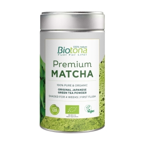 HERBATA ZIELONA MATCHA JAPOŃSKA PREMIUM BIO 80 g – BIOTONA