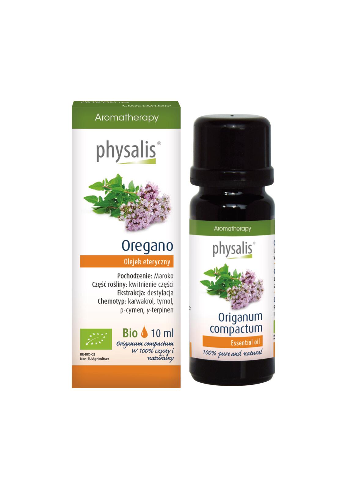OLEJEK ETERYCZNY OREGANO BIO 10 ml – PHYSALIS OLEJEK ETERYCZNY OREGANO BIO 10 ml – PHYSALIS