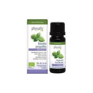 OLEJEK ETERYCZNY BAZYLIA POSPOLITA BIO 10 ml – PHYSALIS OLEJEK ETERYCZNY BAZYLIA POSPOLITA BIO 10 ml – PHYSALIS