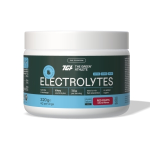 ELEKTROLITY O SMAKU CZERWONYCH OWOCÓW BEZGLUTENOWE 320 g – THE GREEN ATHLETE