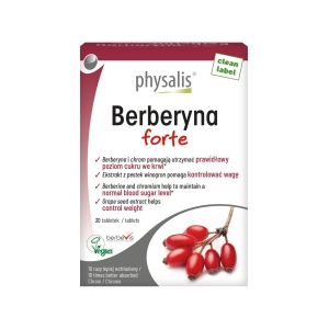 BERBERYNA FORTE 30 TABLETEK – PHYSALIS